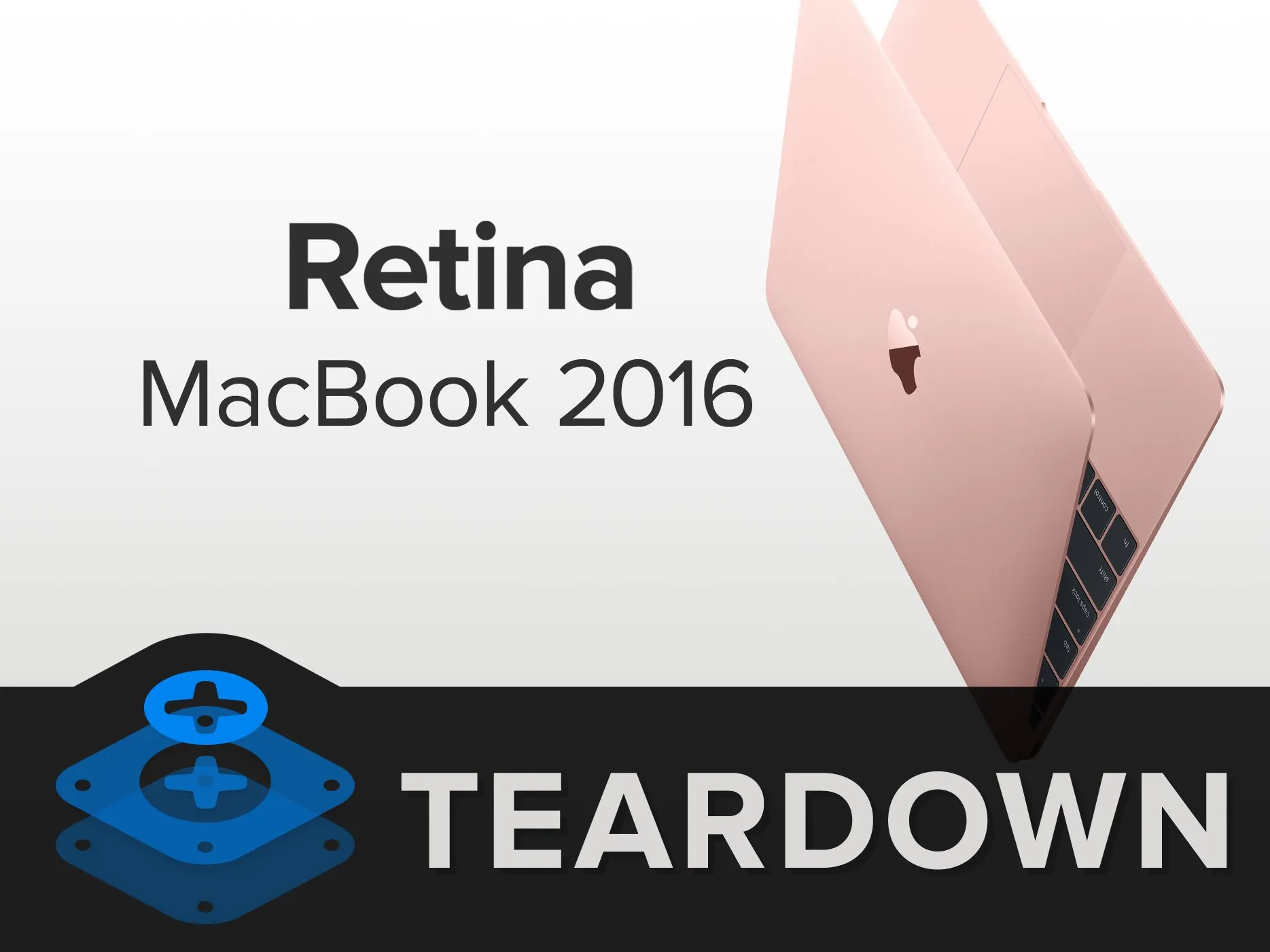 Разборка Retina MacBook 2016, разборка Retina MacBook 2016: шаг 1, изображение 1 из 2