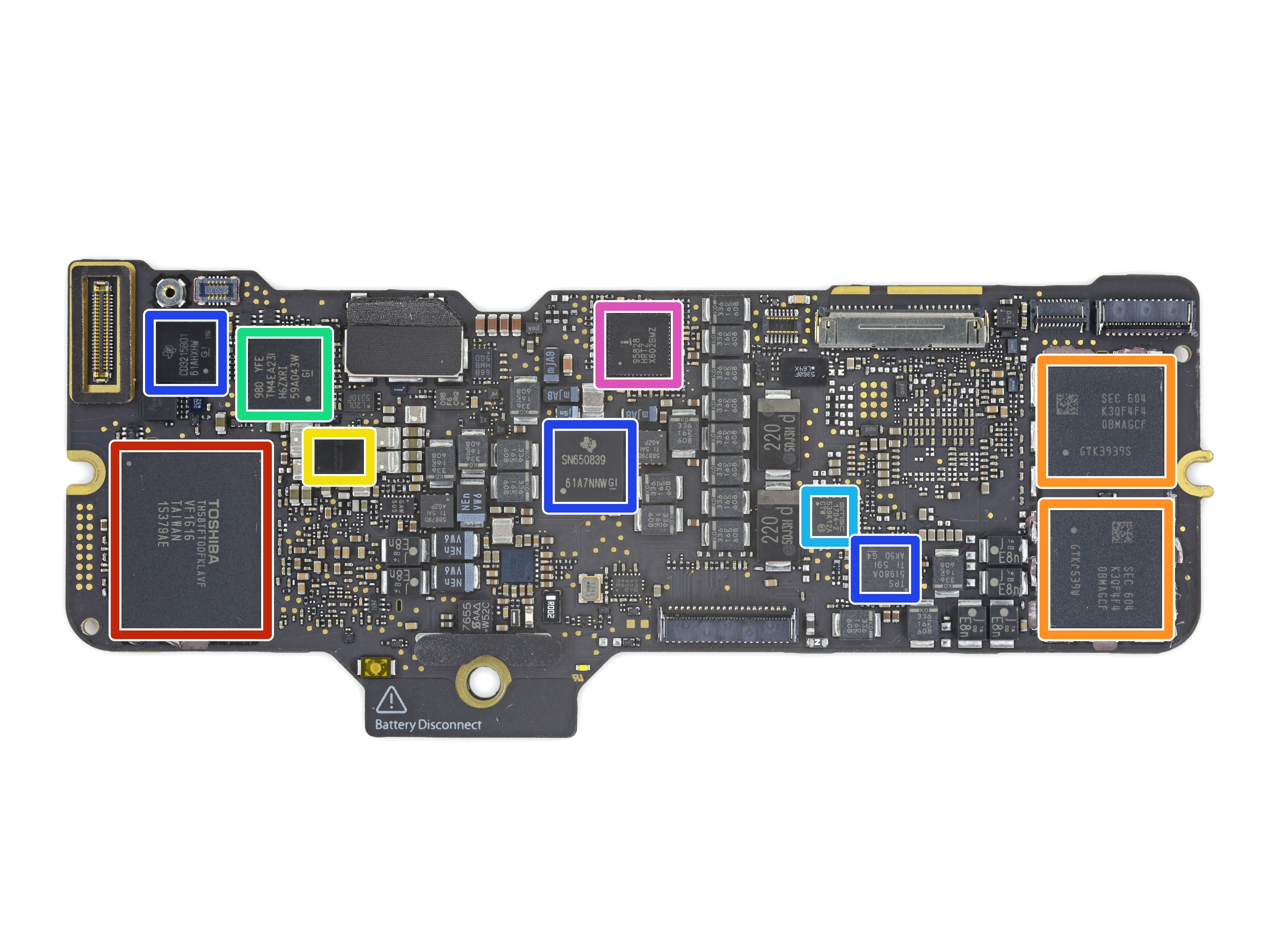 Разборка Retina MacBook 2016: шаг 9, изображение 1 из 1