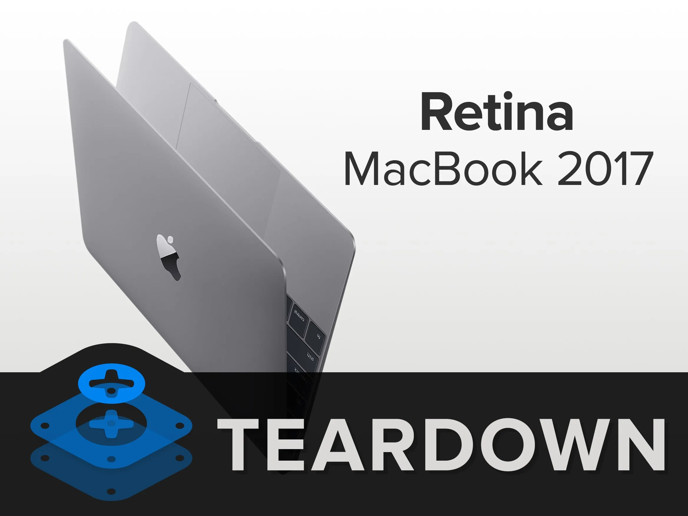 Разборка Retina MacBook 2017, разборка Retina MacBook 2017: шаг 1, изображение 1 из 2