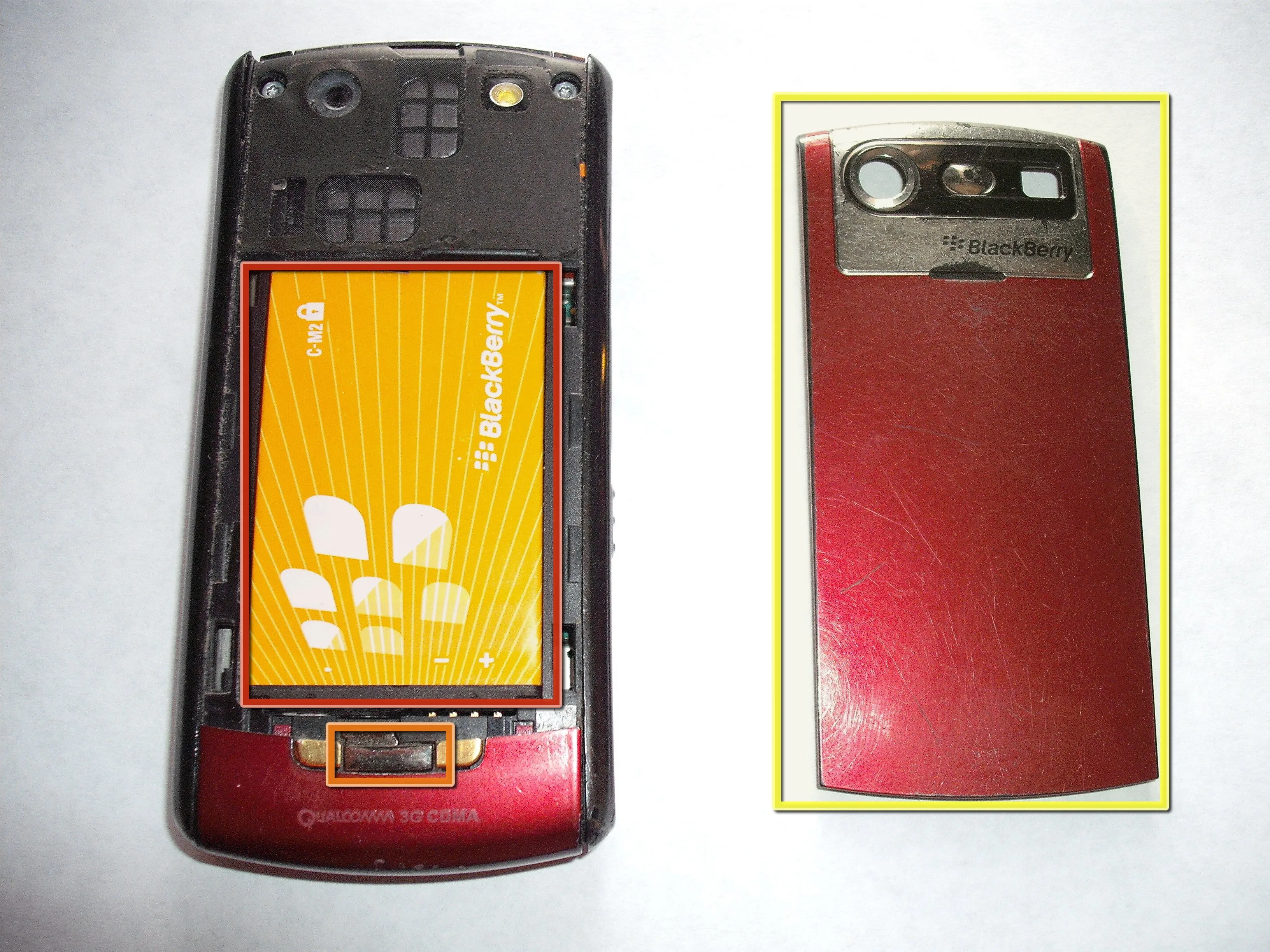 Разборка RIM Blackberry Pearl 8130: шаг 4, изображение 2 из 3