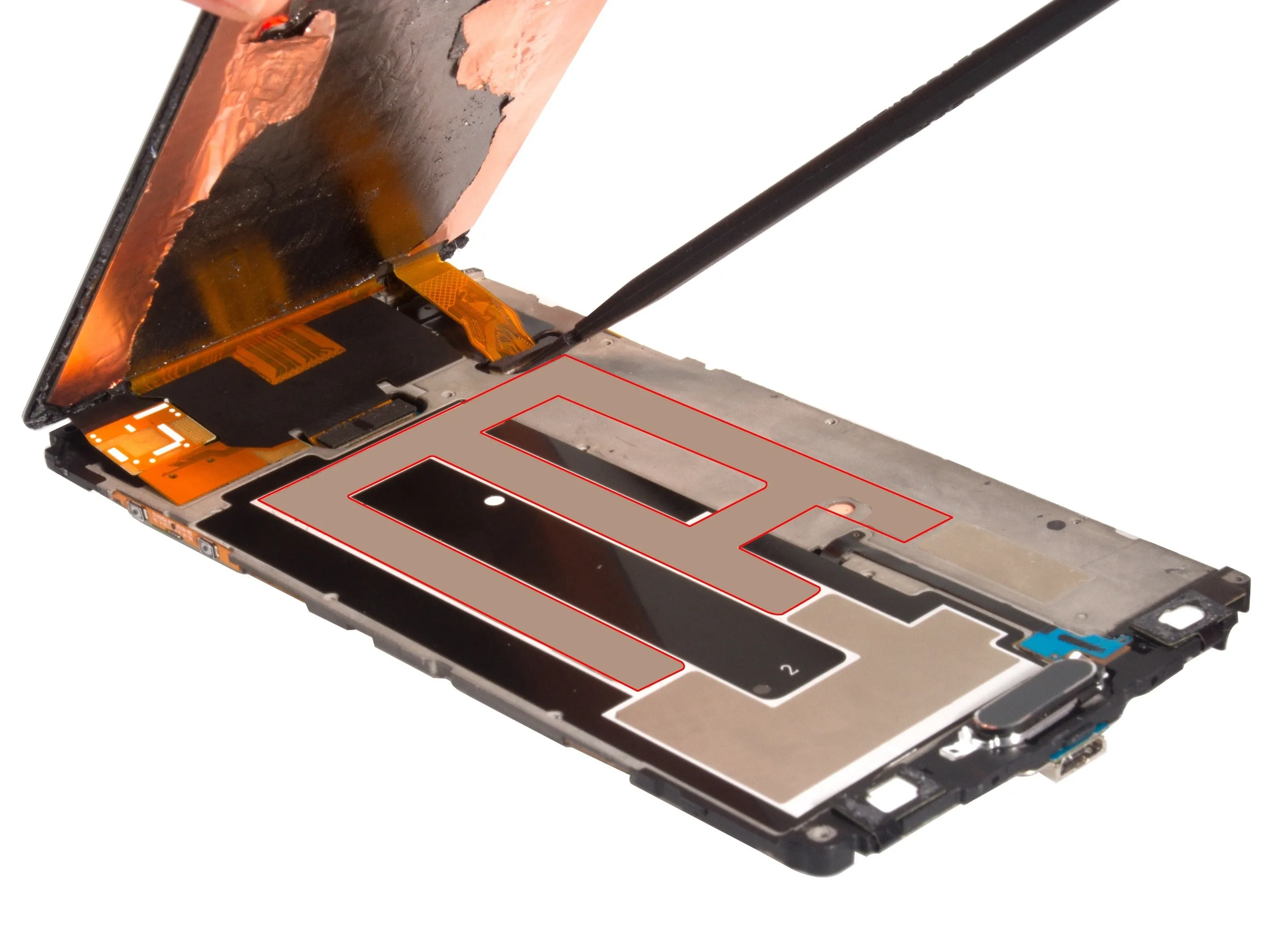 Samsung Galaxy Note 4 Teardown: шаг 8, изображение 2 из 3