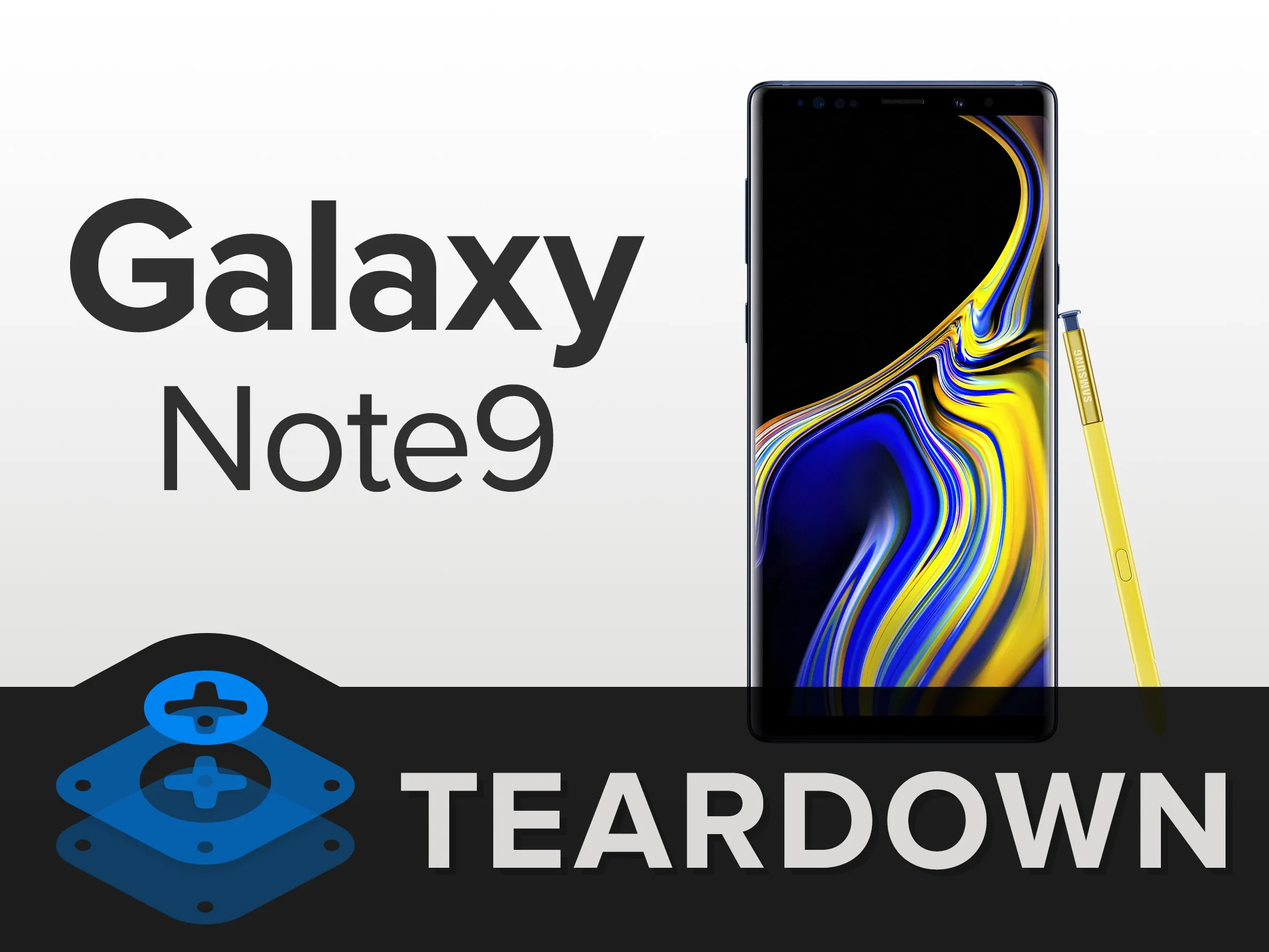 Samsung Galaxy Note9 Teardown, разбор Samsung Galaxy Note9: шаг 1, изображение 1 из 1