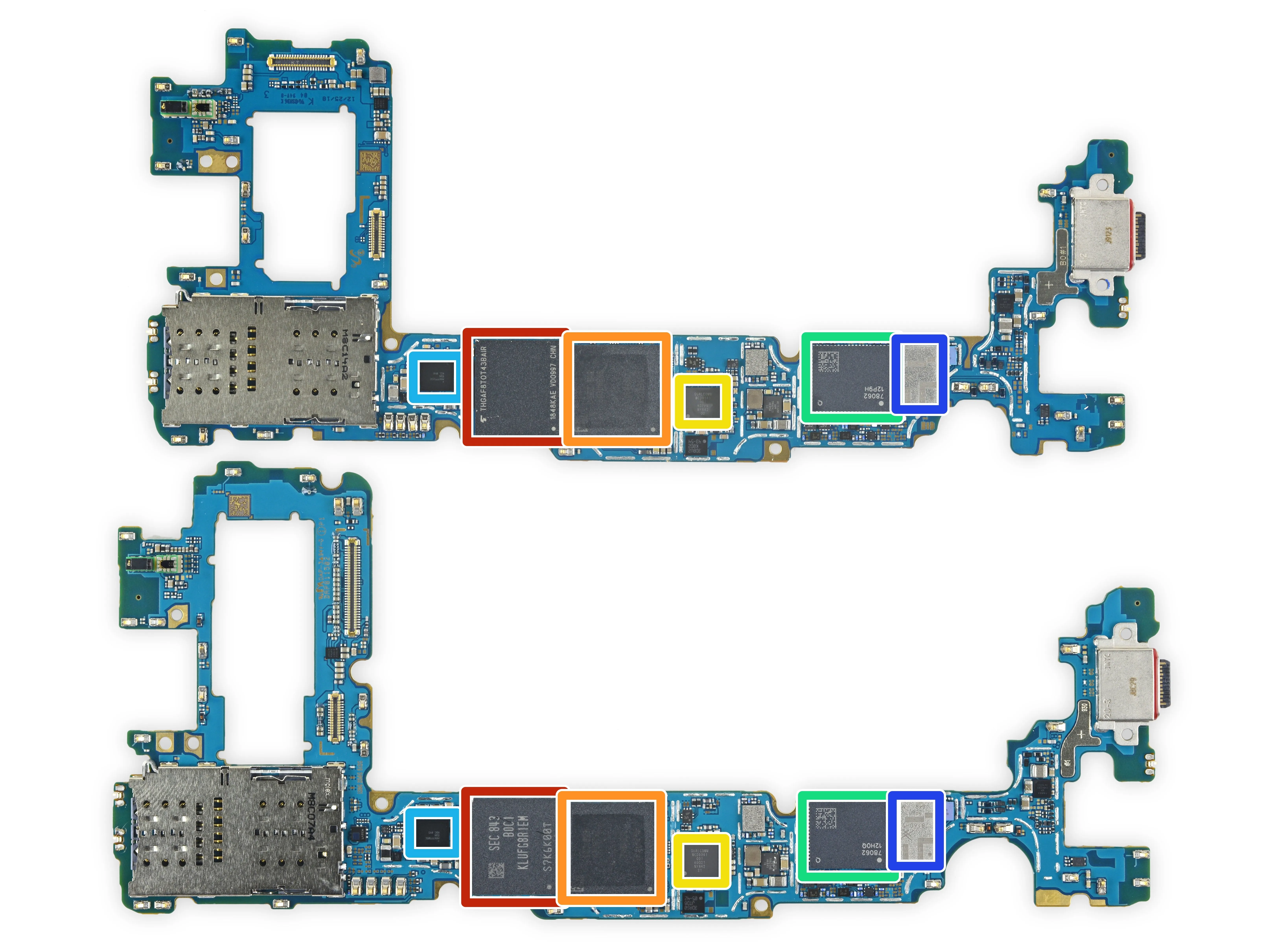 Samsung Galaxy S10 и S10e Teardown: шаг 9, изображение 1 из 1