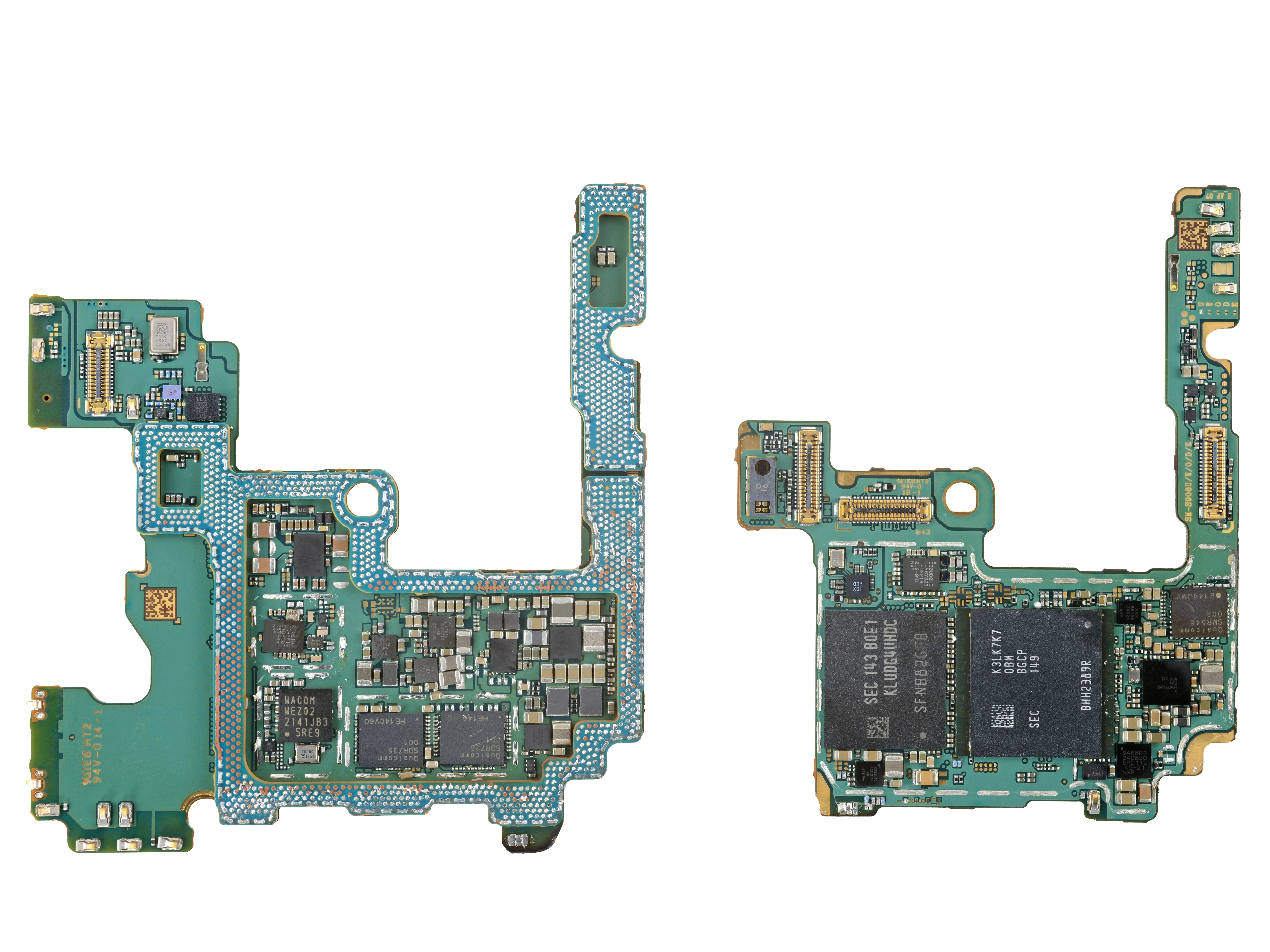 Идентификатор микросхемы Samsung Galaxy S22 Ultra, сторона основной платы 1: шаг 1, изображение 2 из 2