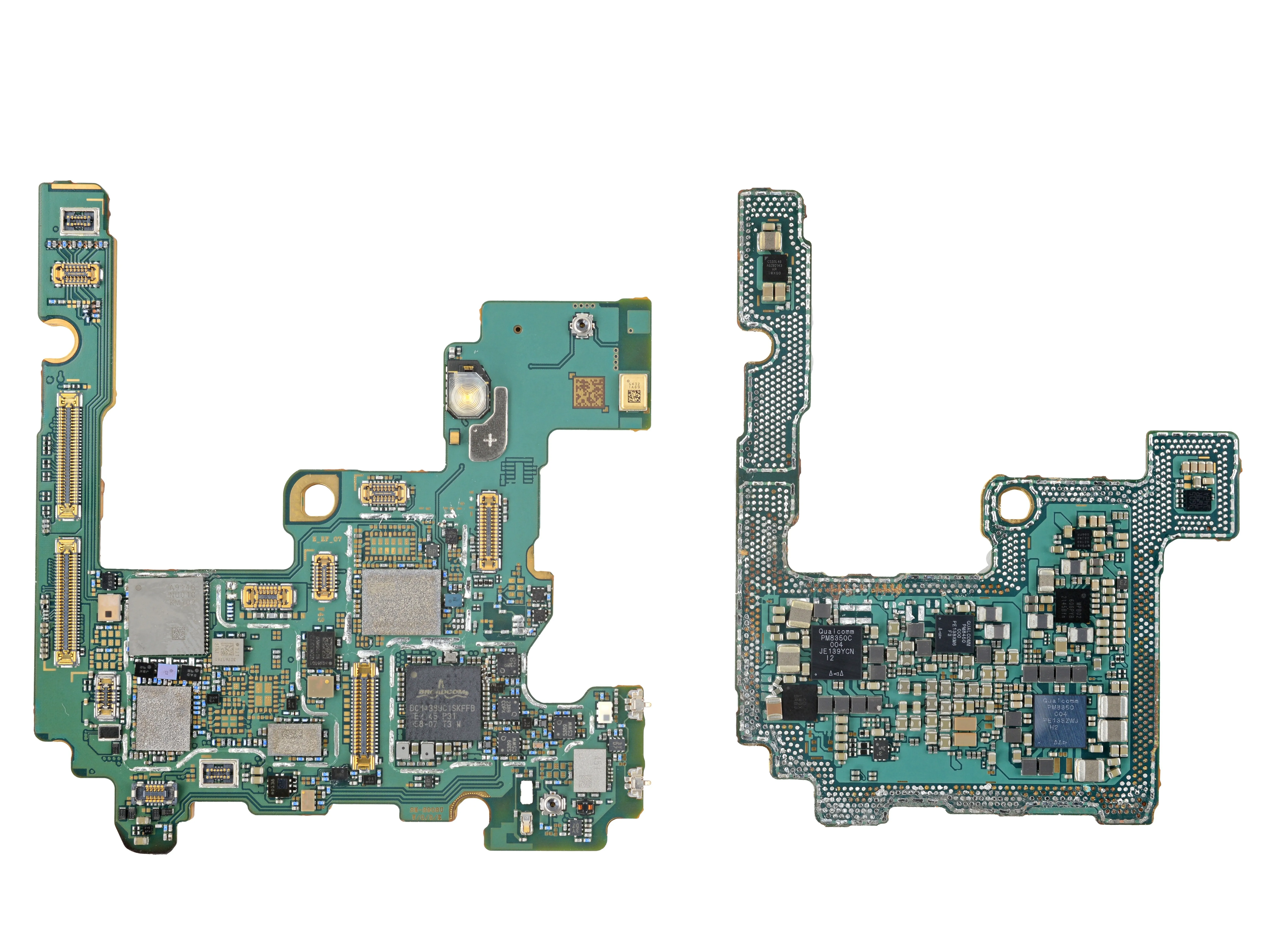 Идентификатор микросхемы Samsung Galaxy S22 Ultra, сторона 2 основной платы: шаг 5, изображение 2 из 2