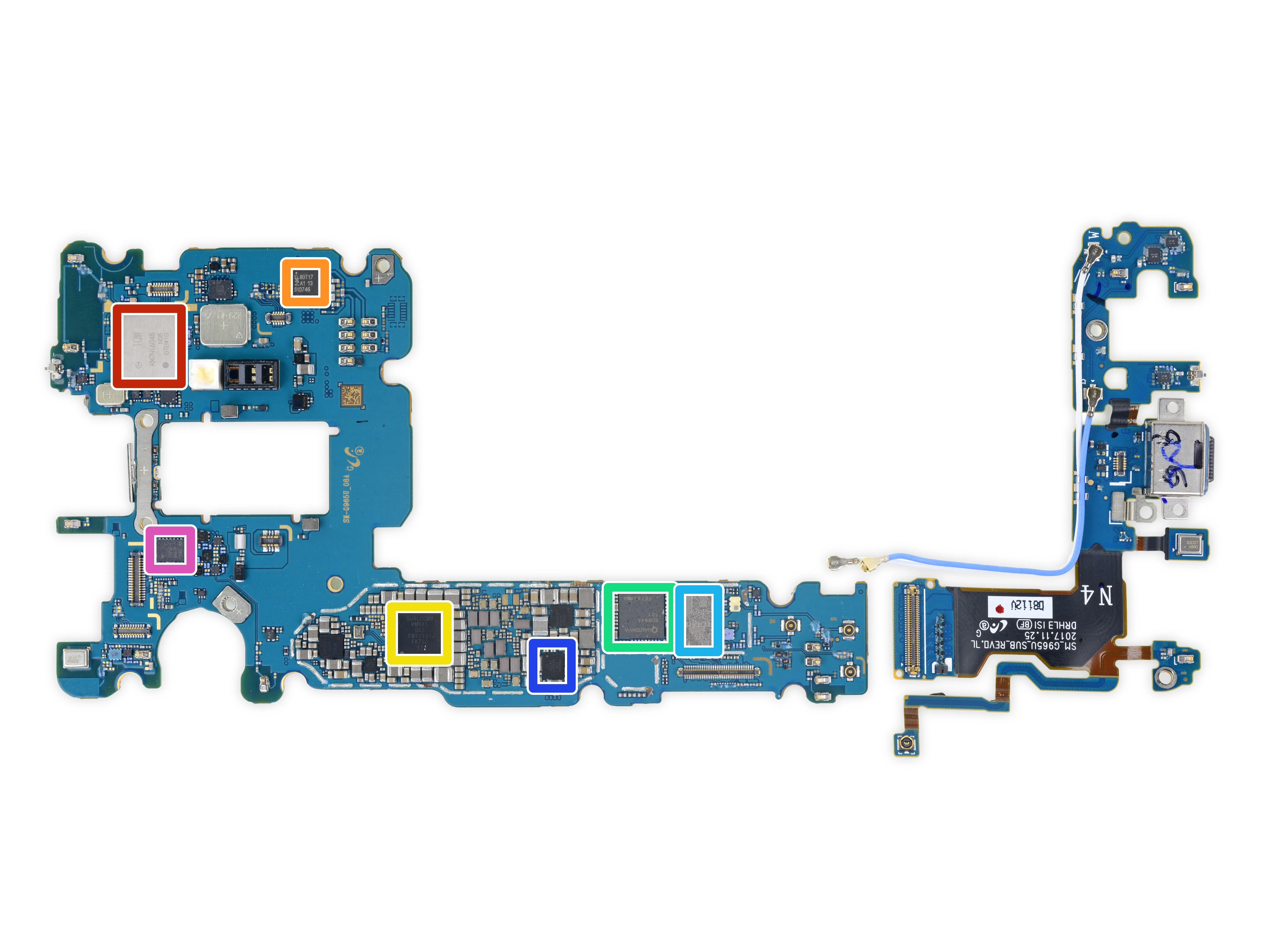 Samsung Galaxy S9+ Teardown: шаг 13, изображение 1 из 2