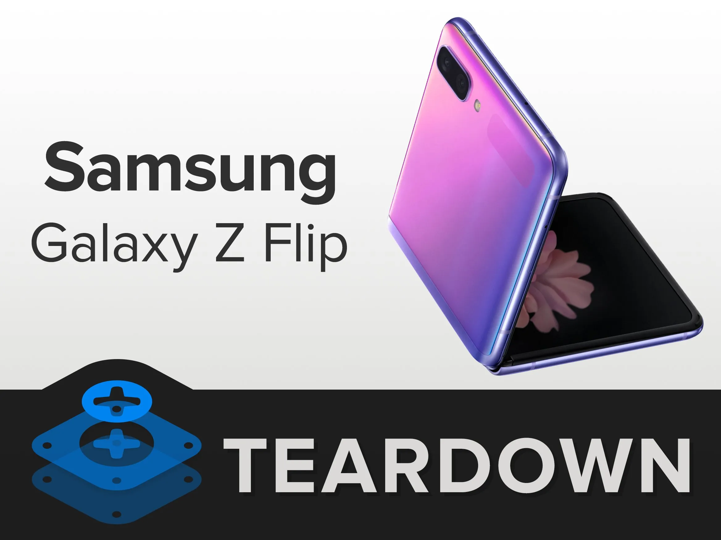 Samsung Galaxy Z Flip Teardown, Samsung Galaxy Z Flip Teardown: шаг 1, изображение 1 из 3