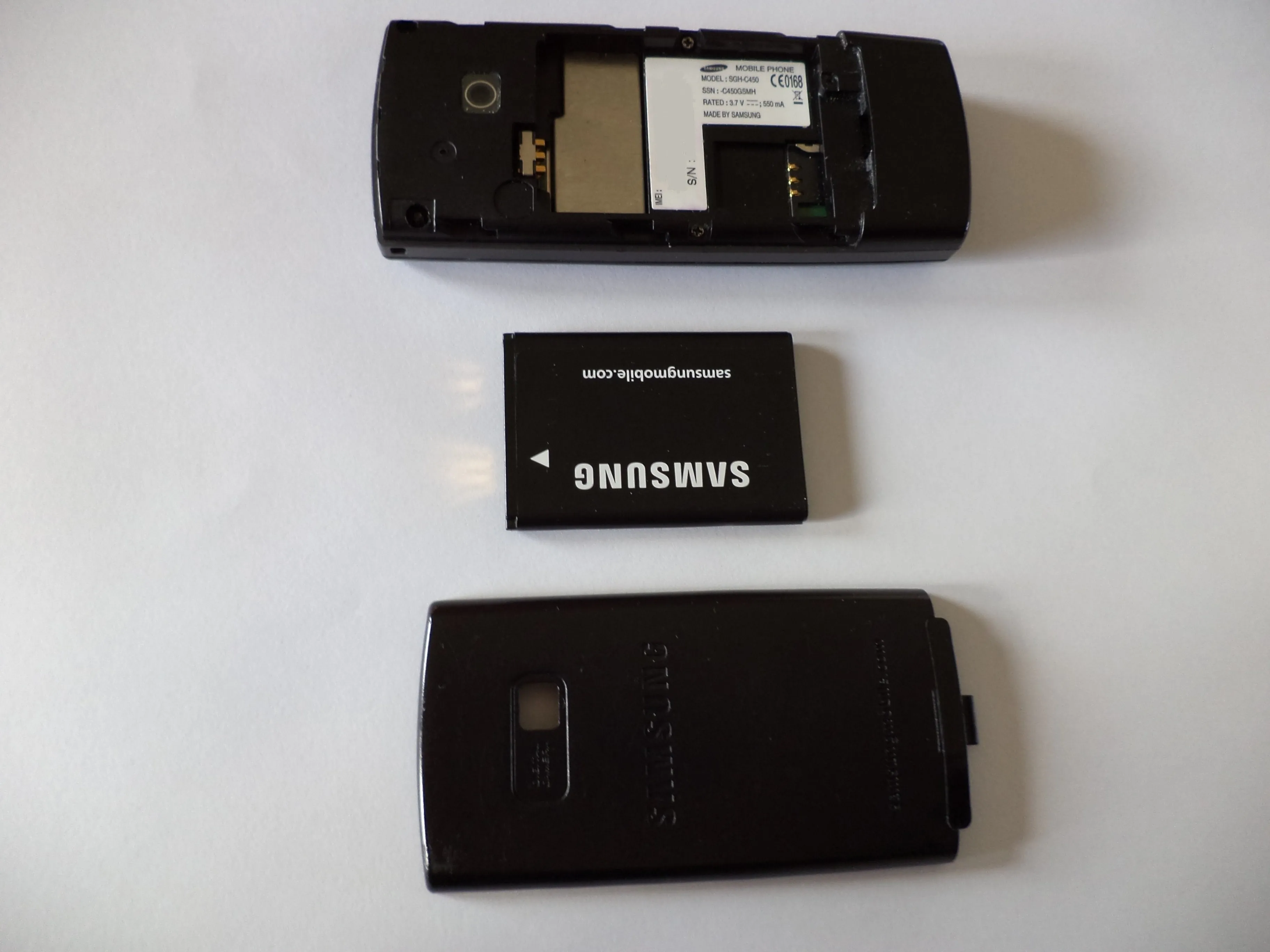 Разборка Samsung SGH-C450