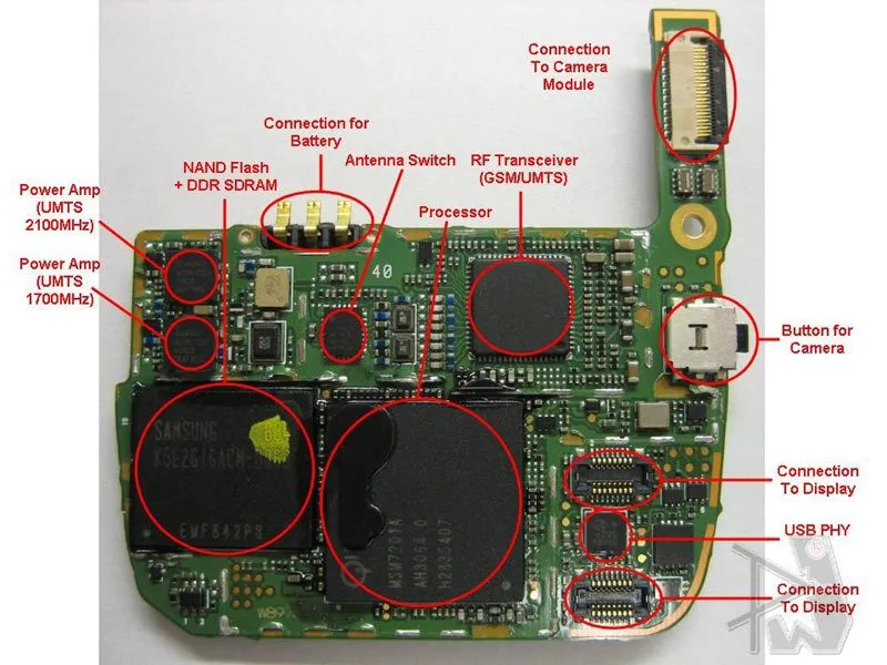 Разборка T-Mobile G1: шаг 6, изображение 1 из 1