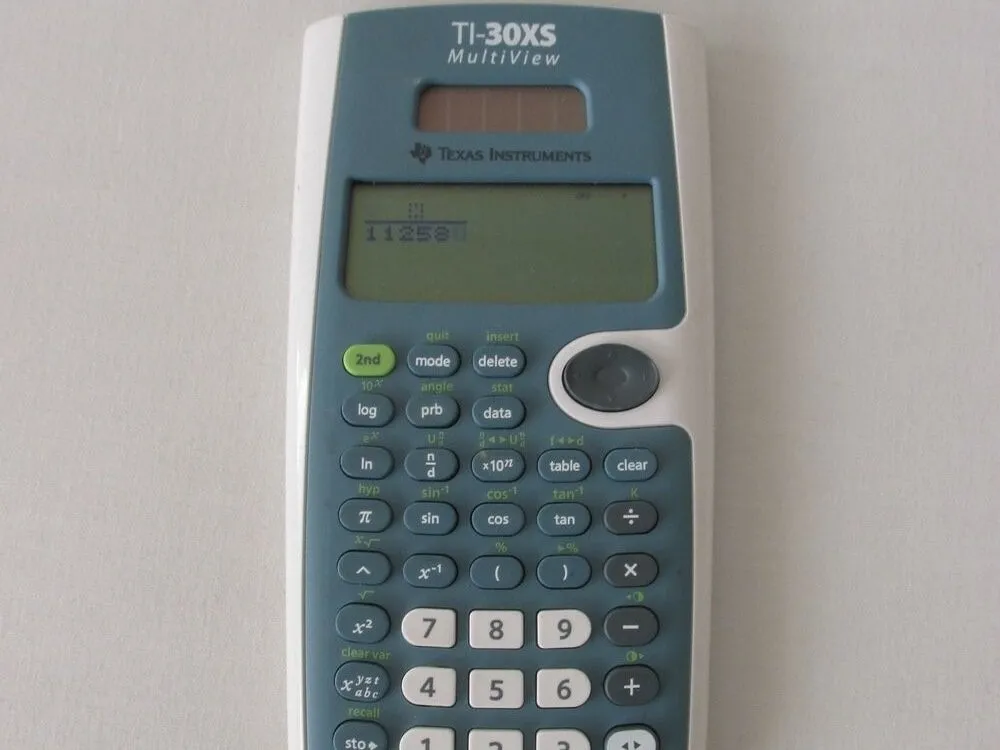 Разборка Texas Instruments TI-30 XS Multiview