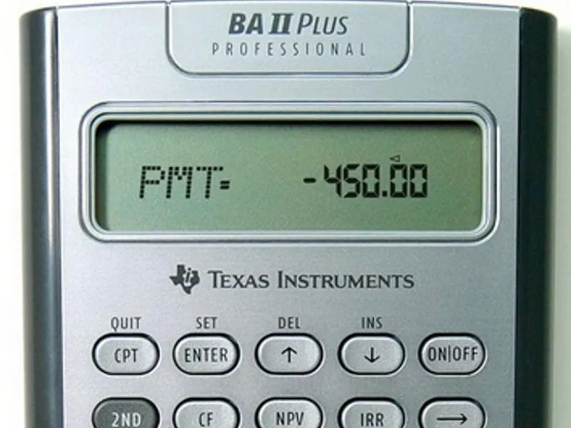 Разборка Texas Instruments TI BA II Plus