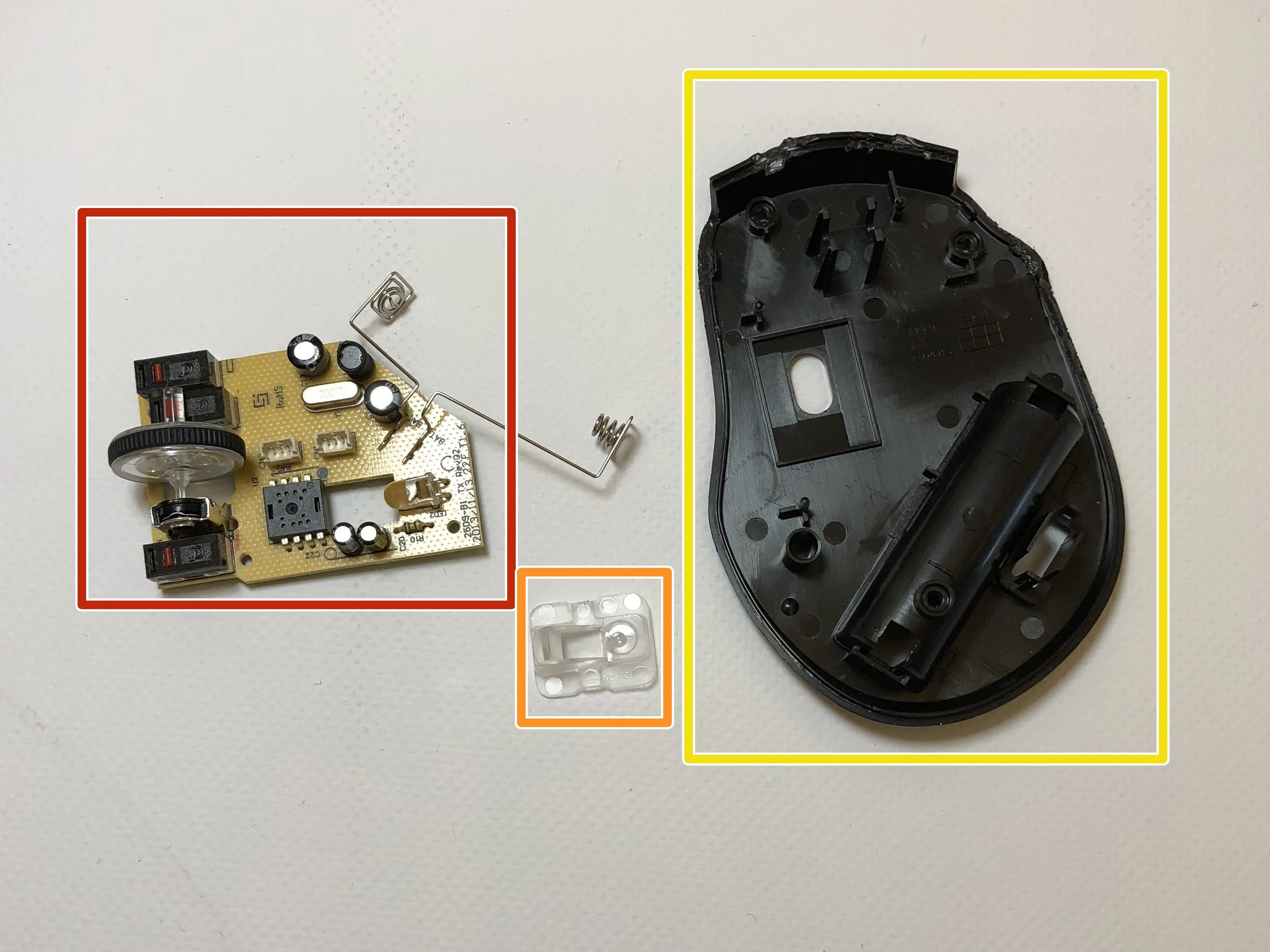 Разбор беспроводной мыши VicTsing MM057 2.4G: шаг 6, изображение 1 из 1