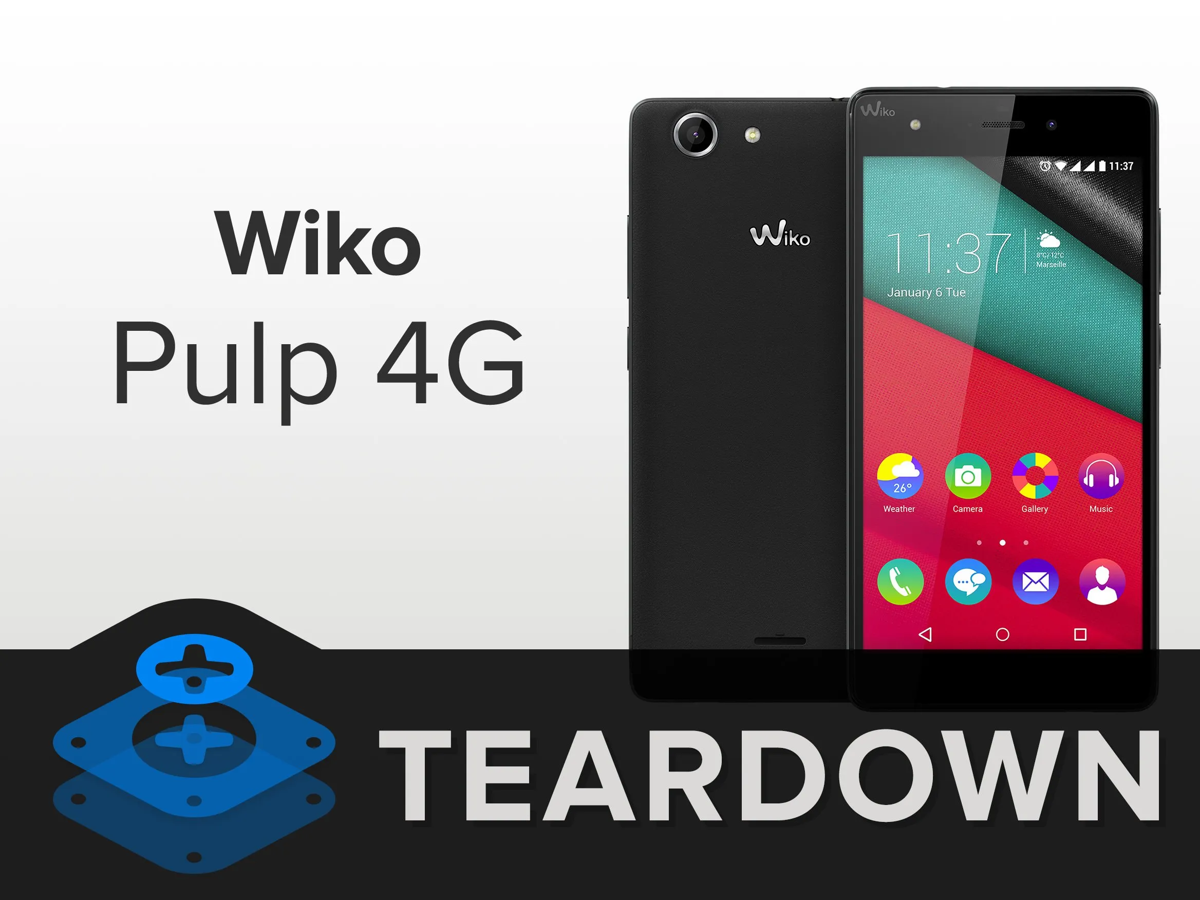 Wiko Pulp 4G Teardown, Wiko Pulp 4G Teardown: шаг 1, изображение 1 из 3