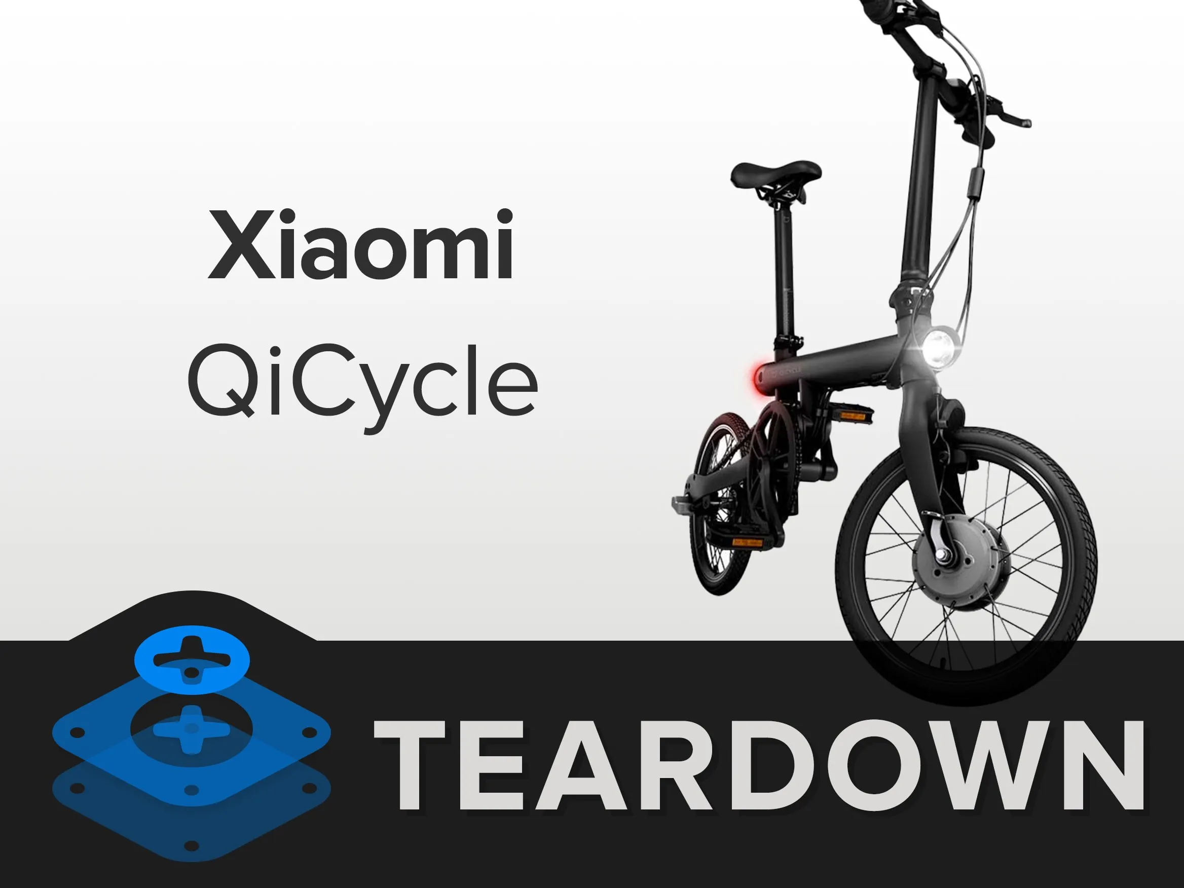 Xiaomi MiJia QiCycle Folding Electric Bike Teardown, Xiaomi MiJia QiCycle Folding Electric Bike Teardown: шаг 1, изображение 1 из 3